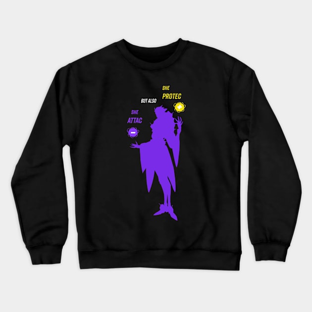 Moira Protec and Attac Crewneck Sweatshirt by ThompsonTom Tees